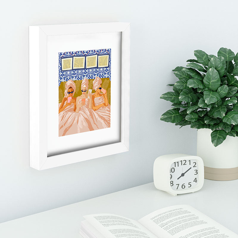 83 Oranges Ladies Only Club Recessed Framing Rectangle
