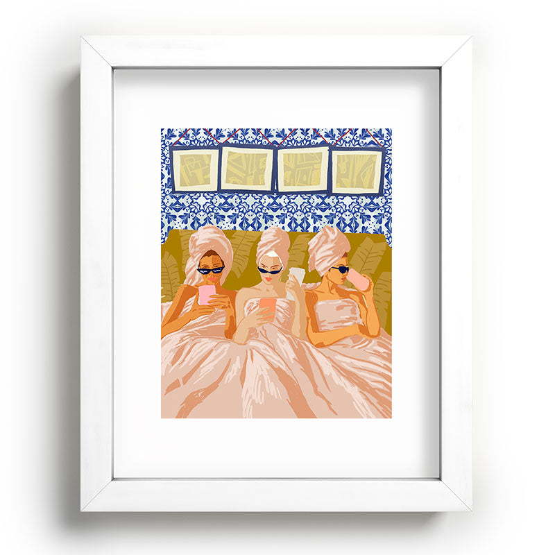 83 Oranges Ladies Only Club Recessed Framing Rectangle