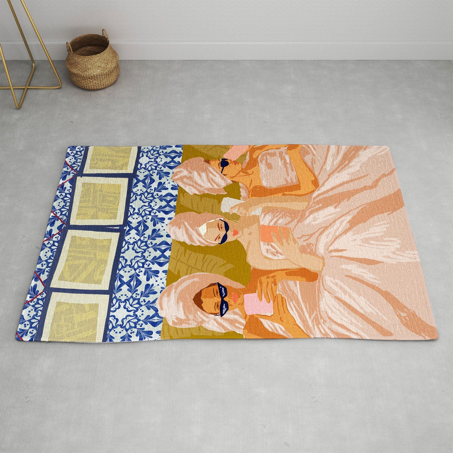 83 Oranges Ladies Only Club Area Rug