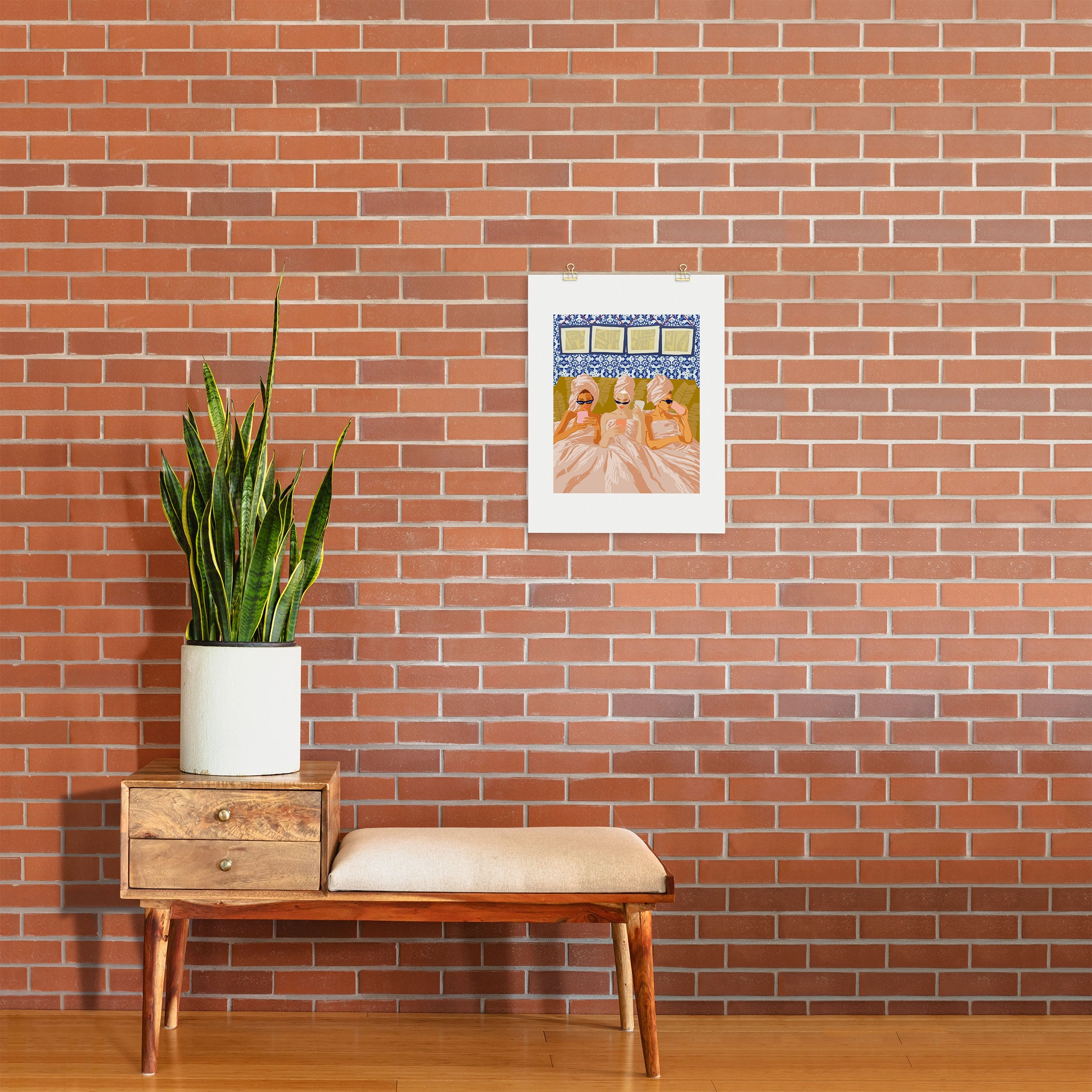 83 Oranges Ladies Only Club Art Print