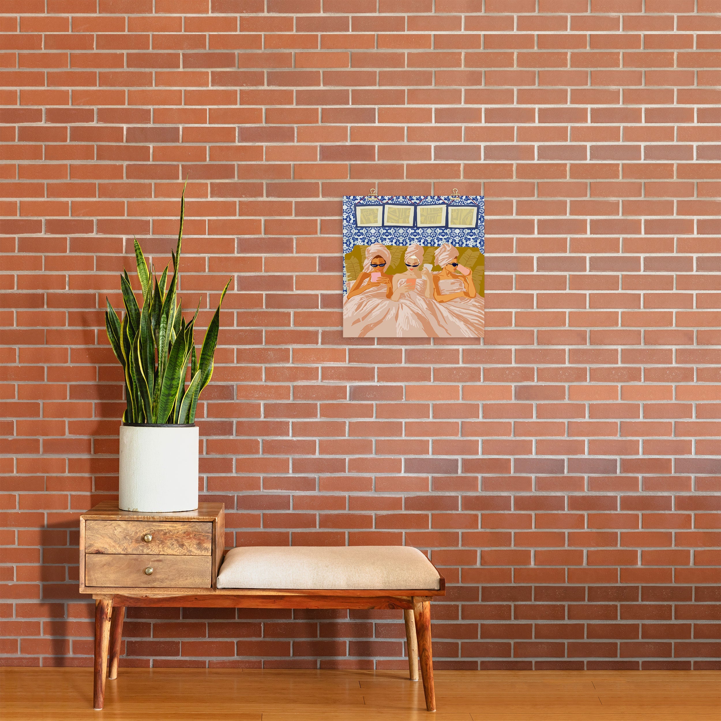 83 Oranges Ladies Only Club Art Print