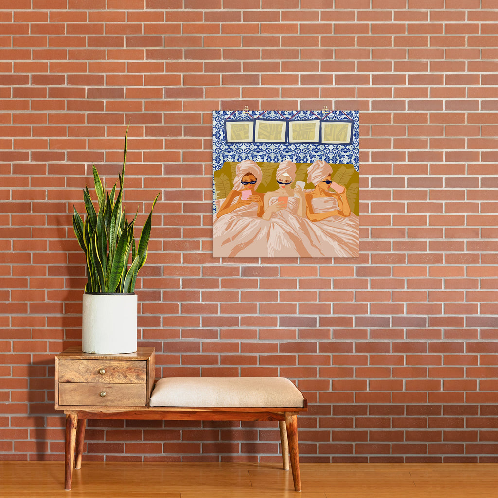 83 Oranges Ladies Only Club Art Print