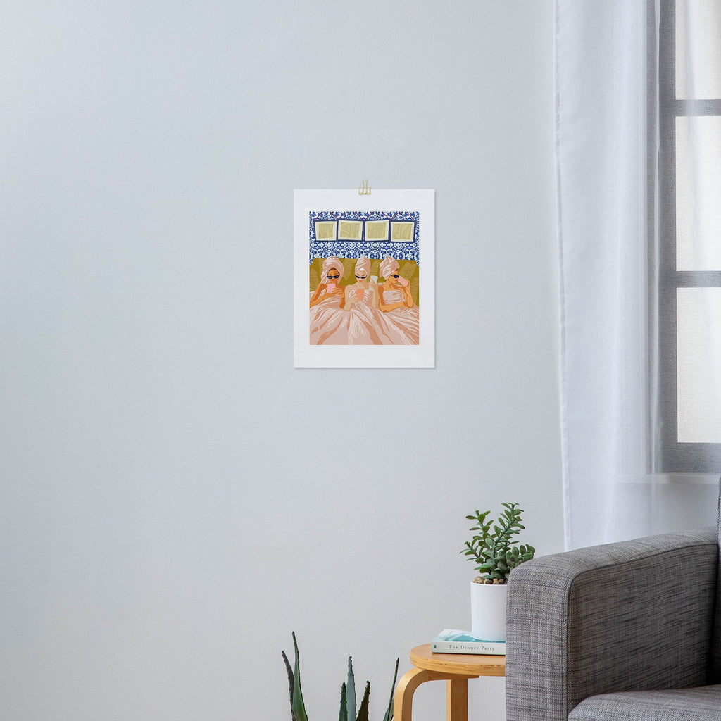 83 Oranges Ladies Only Club Art Print