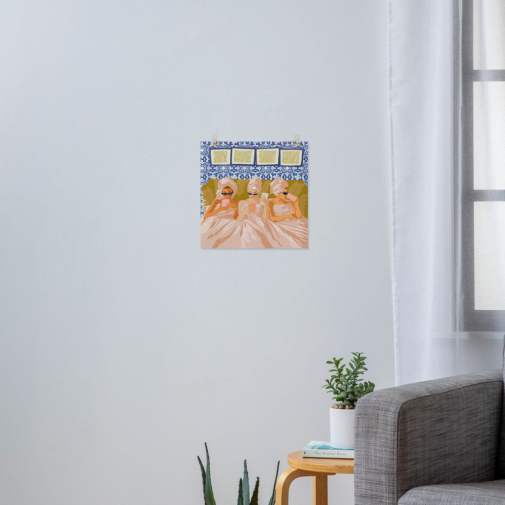 83 Oranges Ladies Only Club Art Print