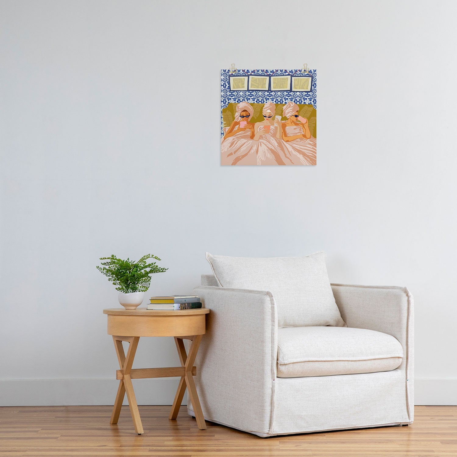 83 Oranges Ladies Only Club Art Print