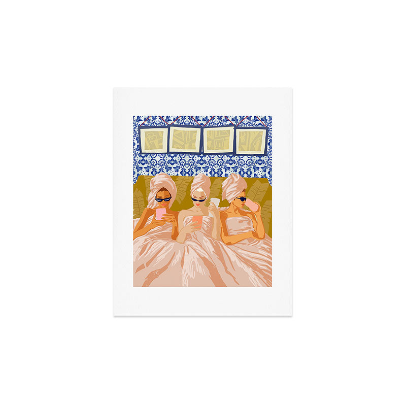 83 Oranges Ladies Only Club Art Print