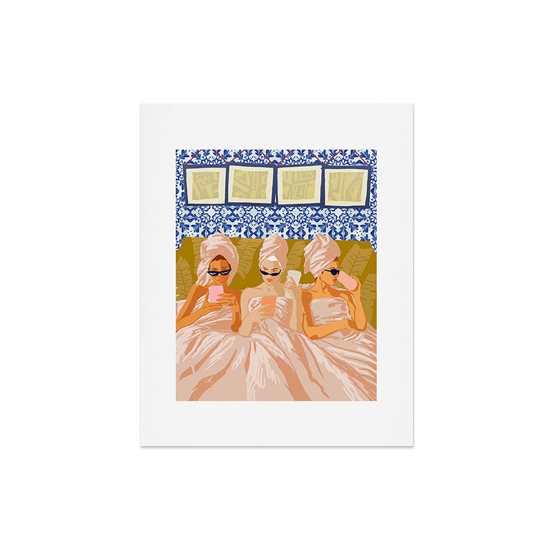 83 Oranges Ladies Only Club Art Print