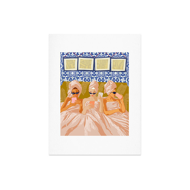 83 Oranges Ladies Only Club Art Print