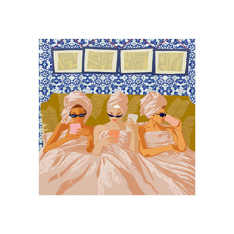 83 Oranges Ladies Only Club Art Print