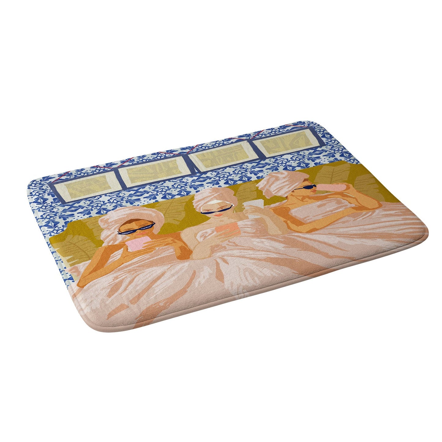 83 Oranges Ladies Only Club Memory Foam Bath Mat