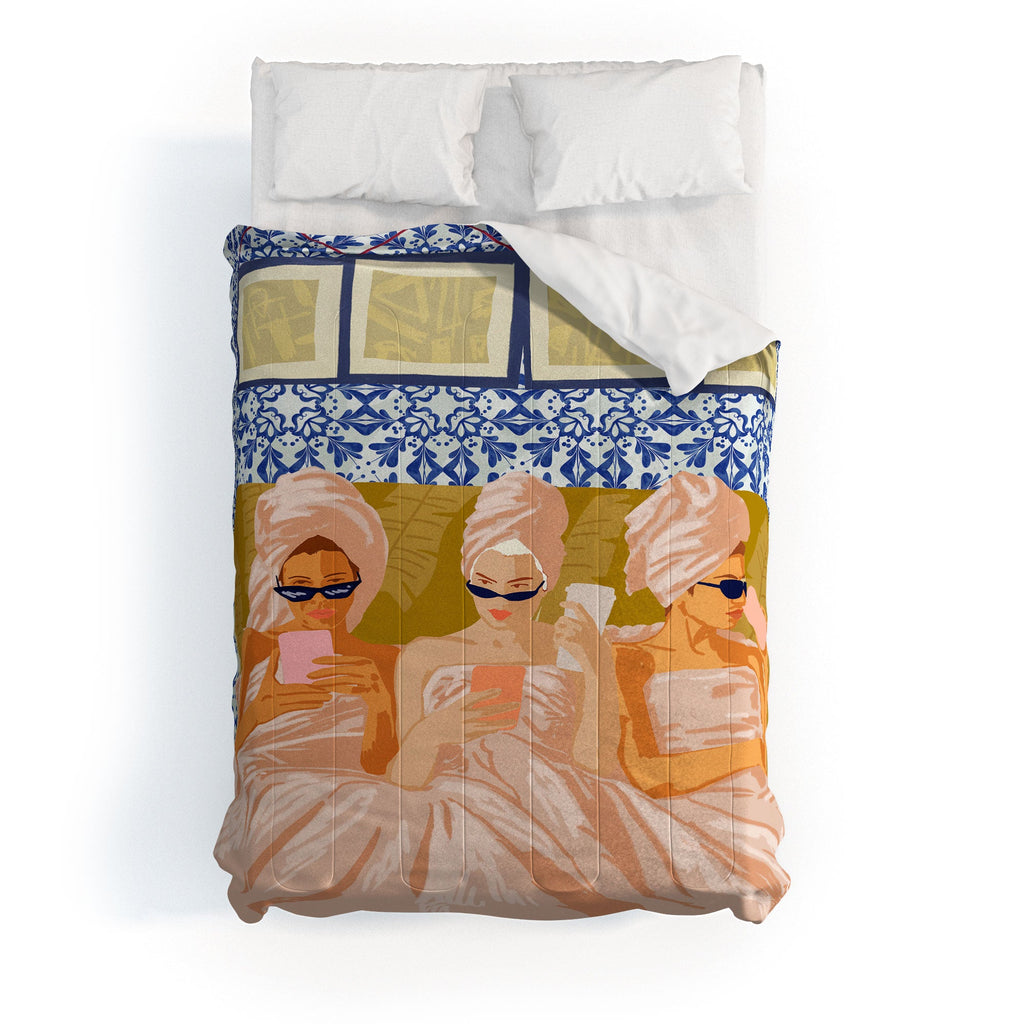 83 Oranges Ladies Only Club Comforter