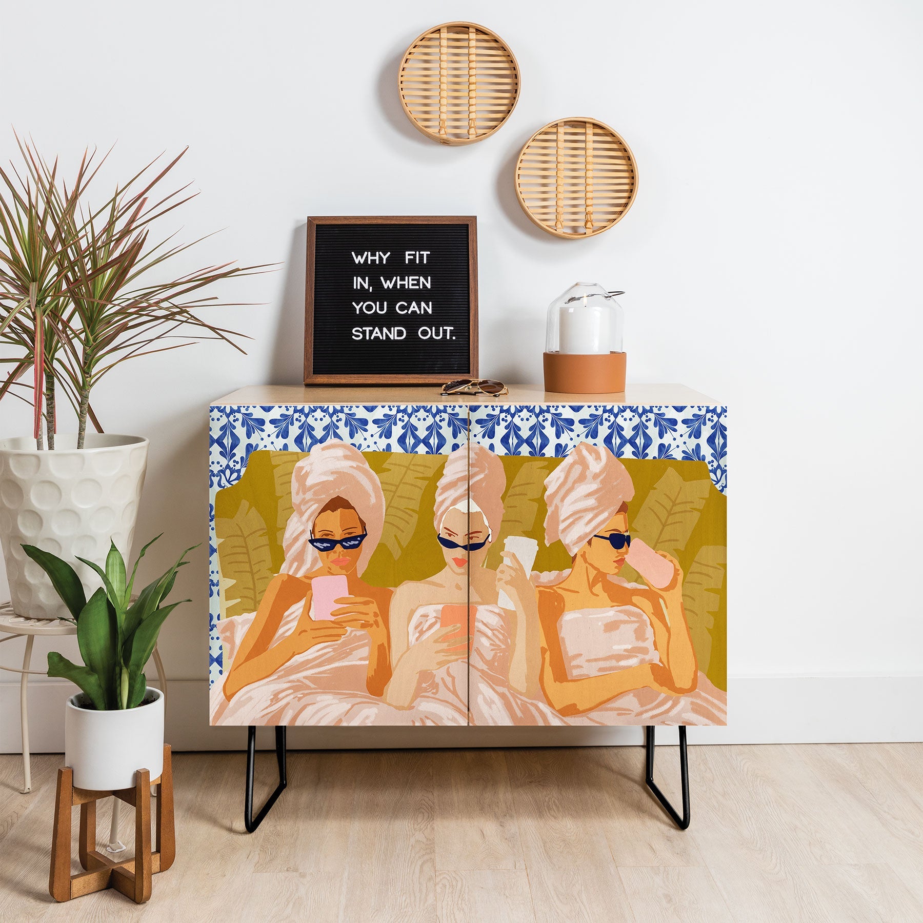 83 Oranges Ladies Only Club Credenza