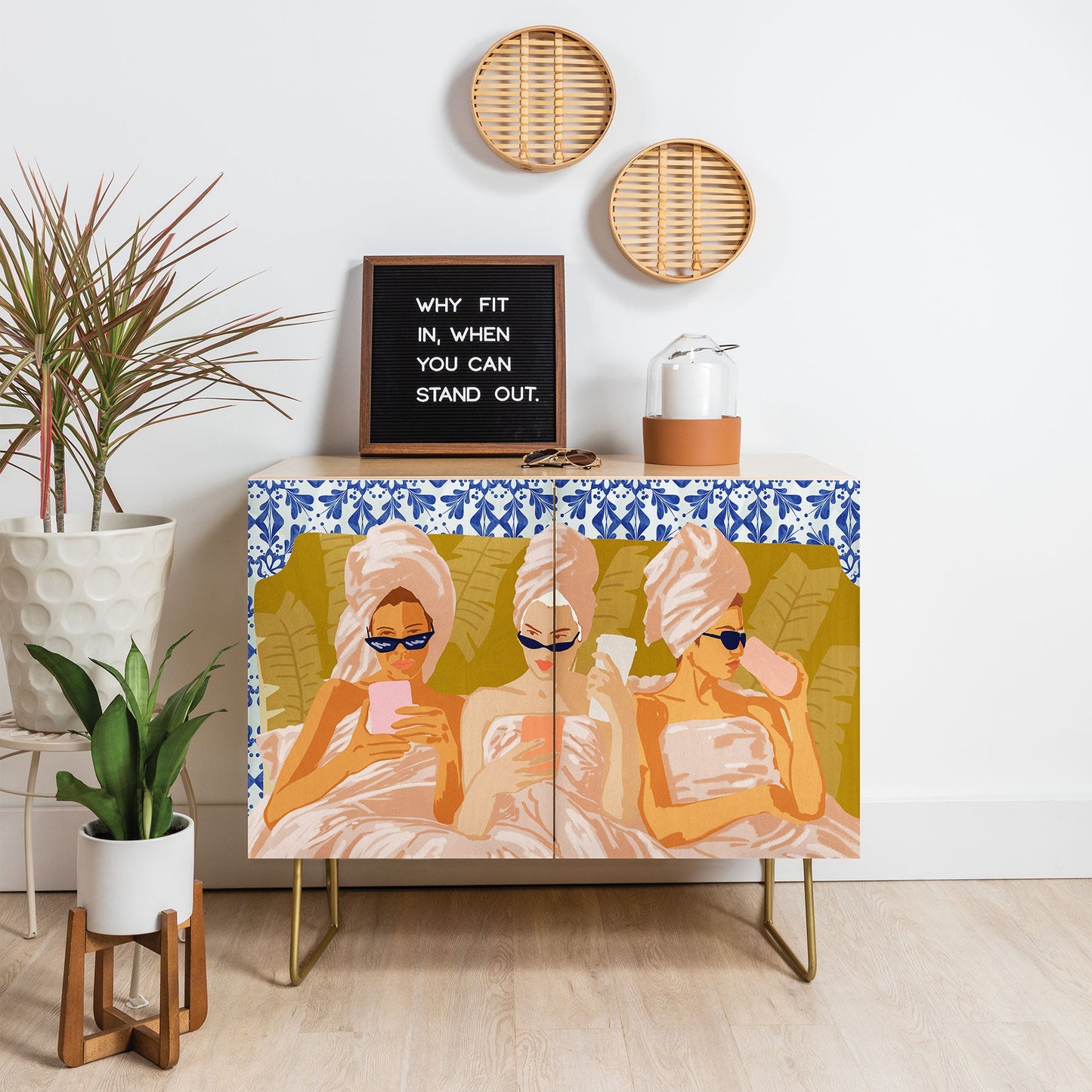 83 Oranges Ladies Only Club Credenza