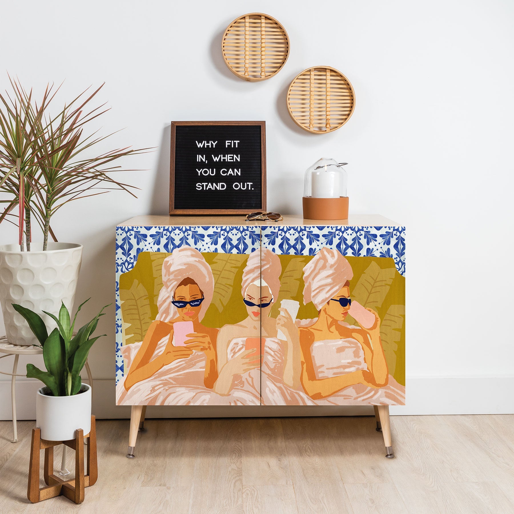 83 Oranges Ladies Only Club Credenza