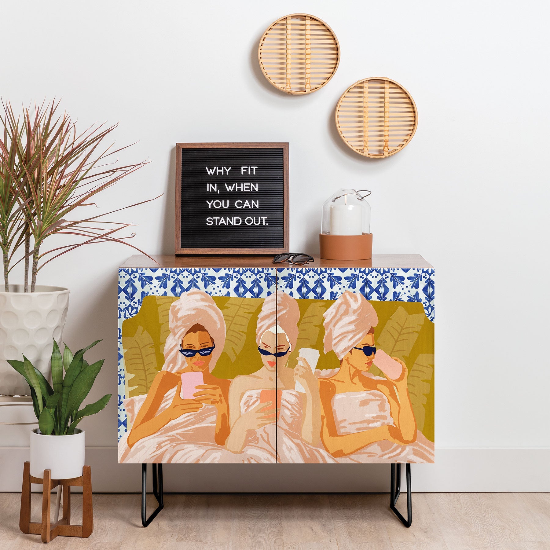 83 Oranges Ladies Only Club Credenza