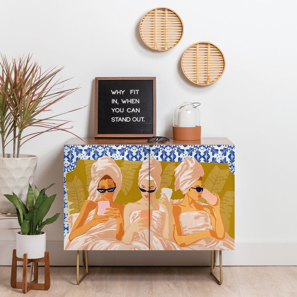 83 Oranges Ladies Only Club Credenza