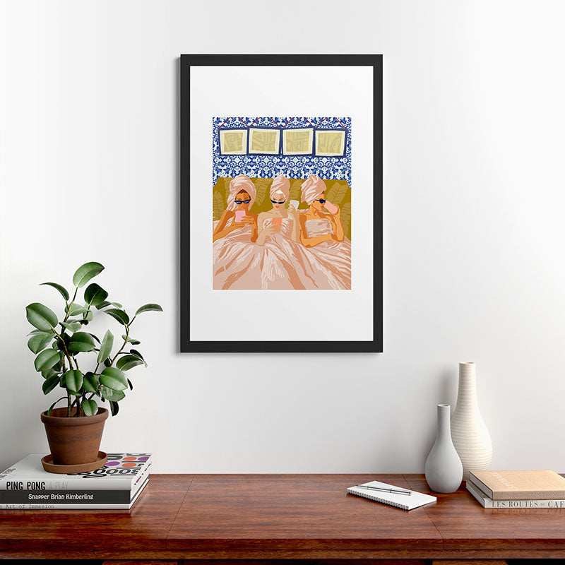 83 Oranges Ladies Only Club Framed Art Print