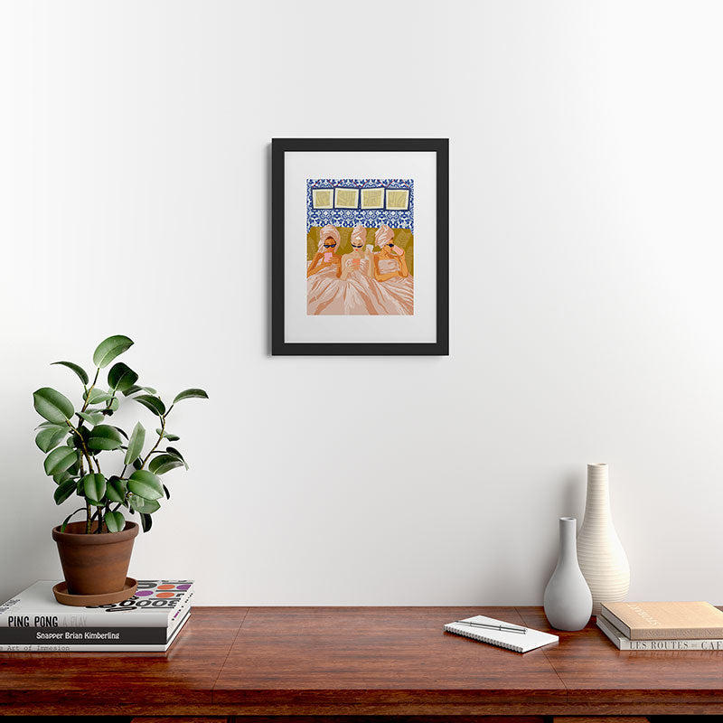 83 Oranges Ladies Only Club Framed Art Print