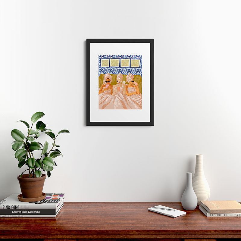 83 Oranges Ladies Only Club Framed Art Print