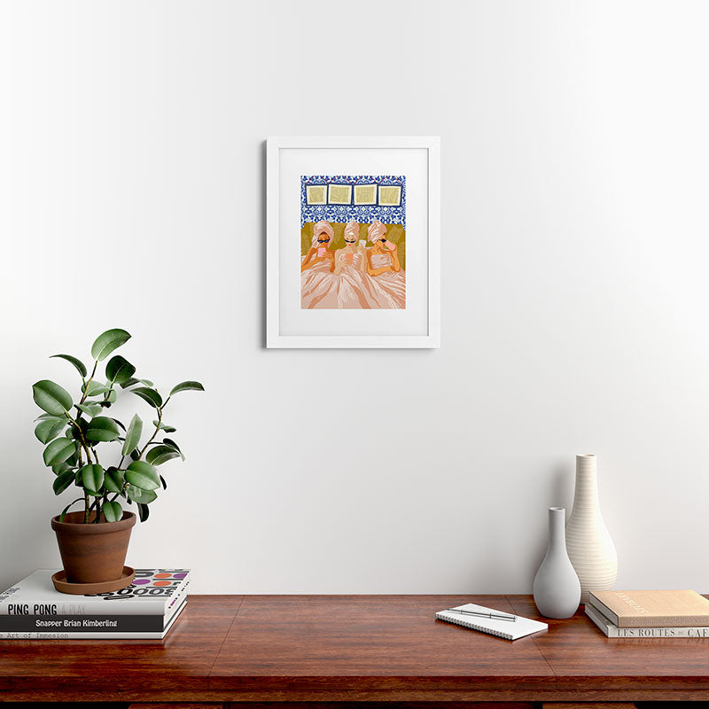 83 Oranges Ladies Only Club Framed Art Print