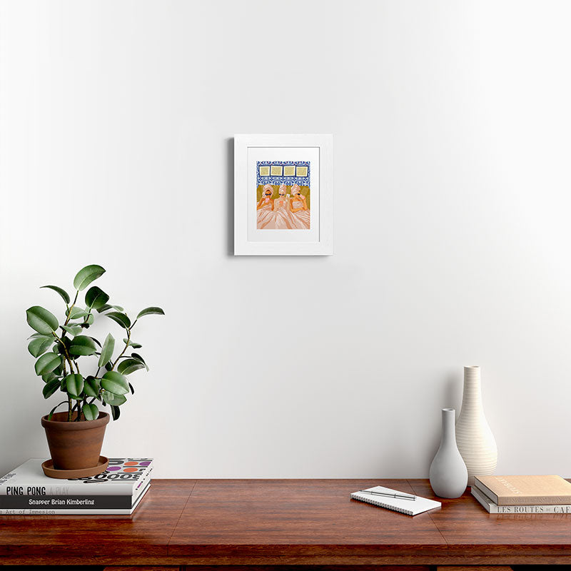 83 Oranges Ladies Only Club Framed Art Print