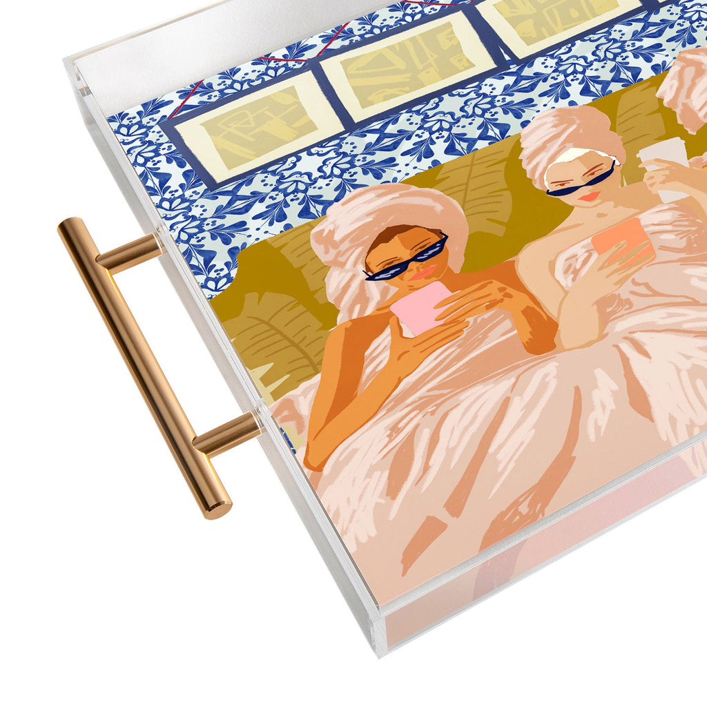 83 Oranges Ladies Only Club Acrylic Tray