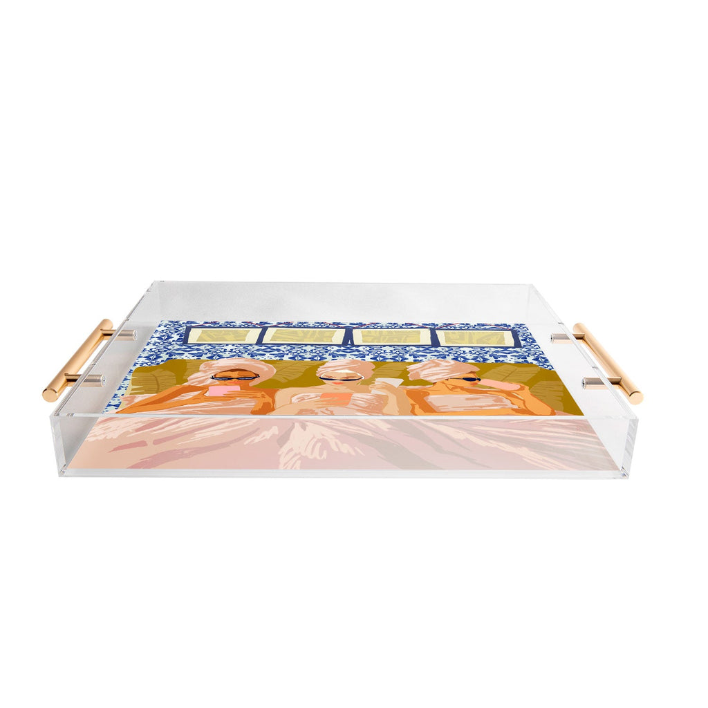 83 Oranges Ladies Only Club Acrylic Tray