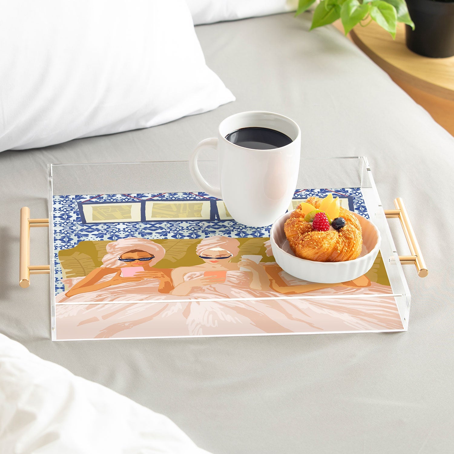 83 Oranges Ladies Only Club Acrylic Tray