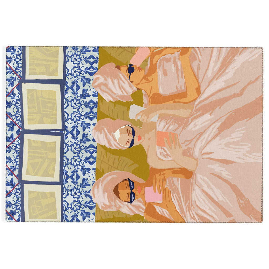 83 Oranges Ladies Only Club Outdoor Rug