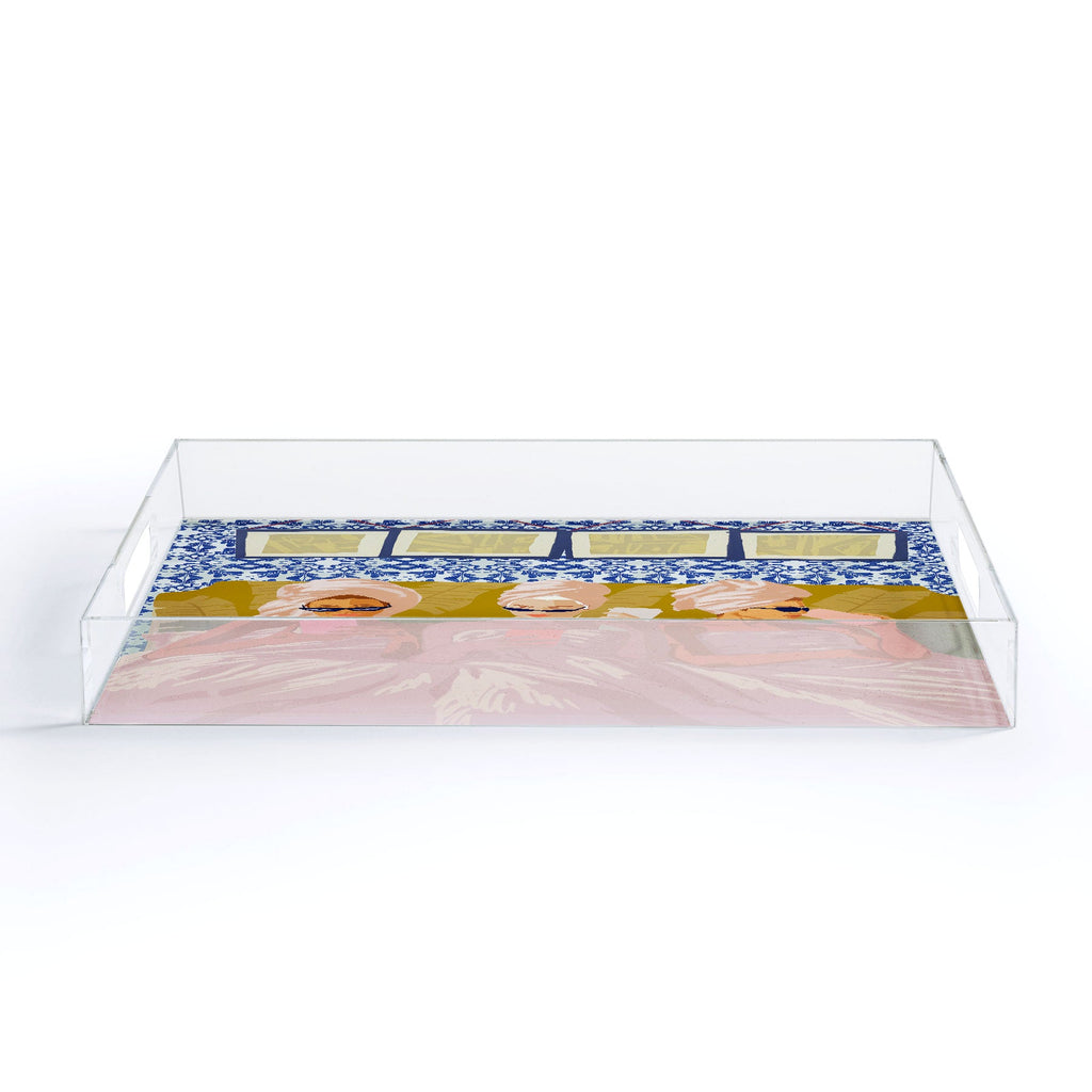 83 Oranges Ladies Only Club Acrylic Tray