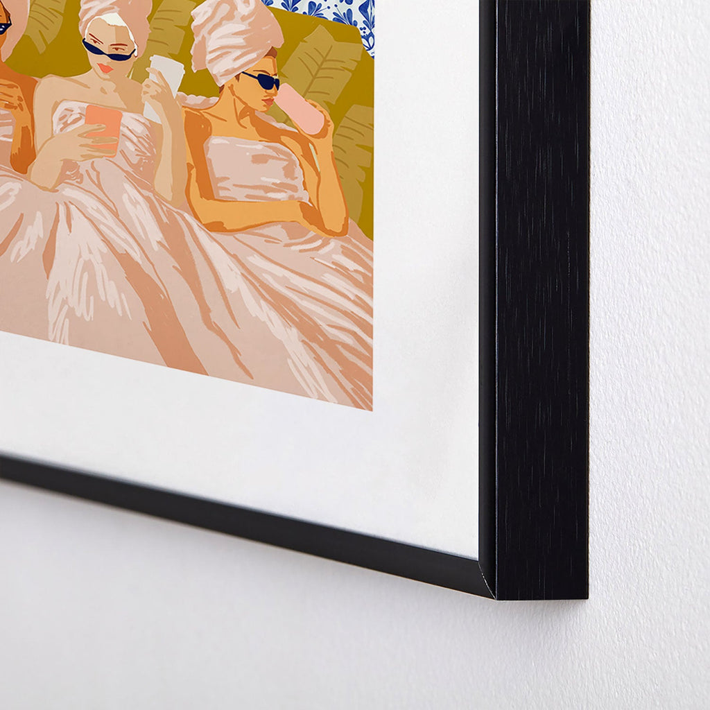 83 Oranges Ladies Only Club Metal Framed Art Print