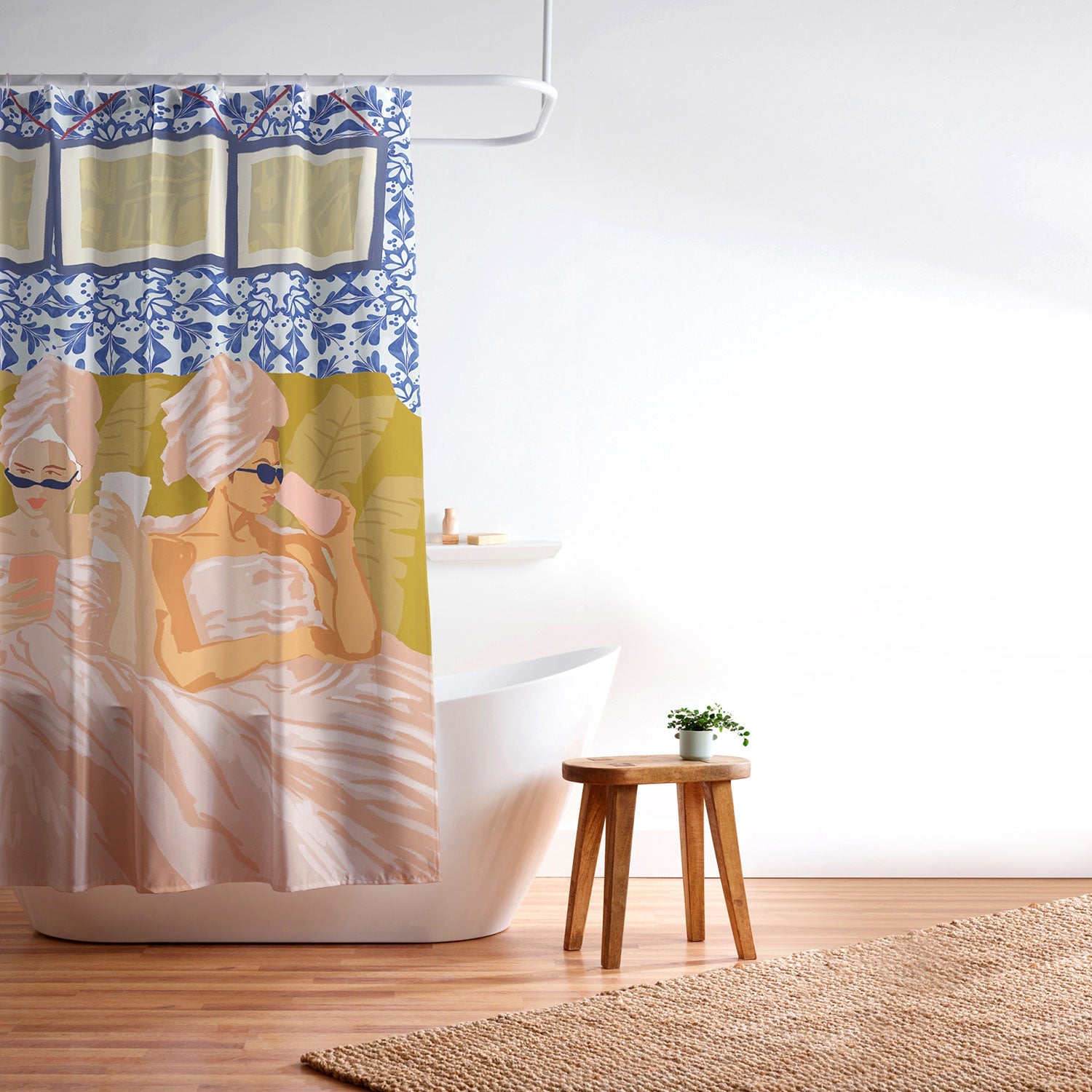 83 Oranges Ladies Only Club Shower Curtain