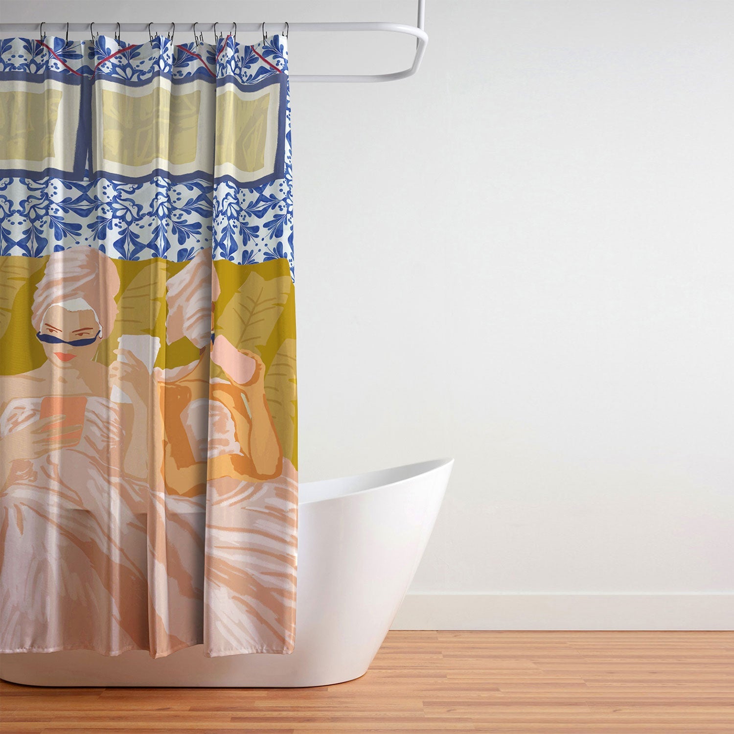 83 Oranges Ladies Only Club Shower Curtain
