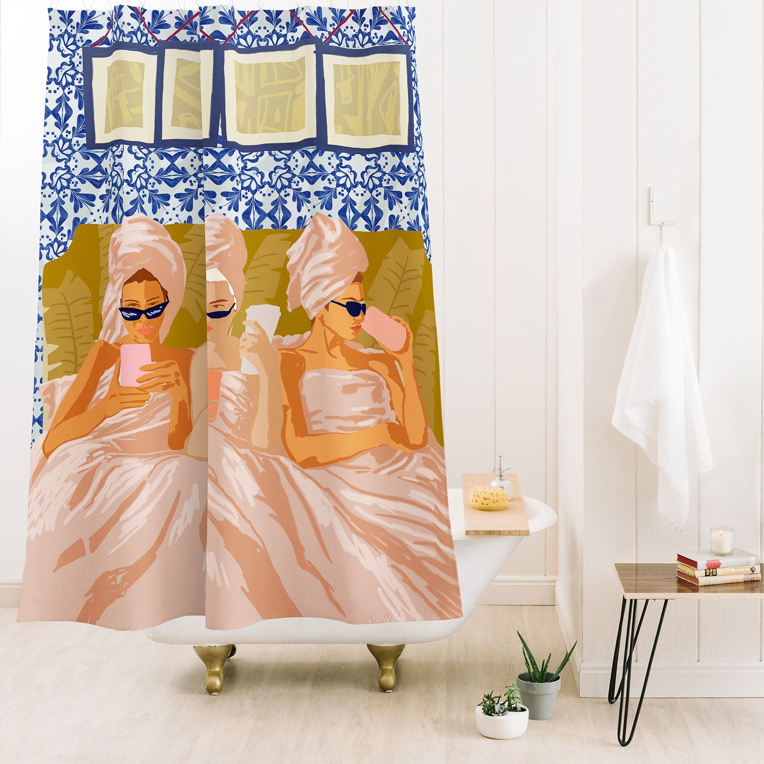 83 Oranges Ladies Only Club Shower Curtain