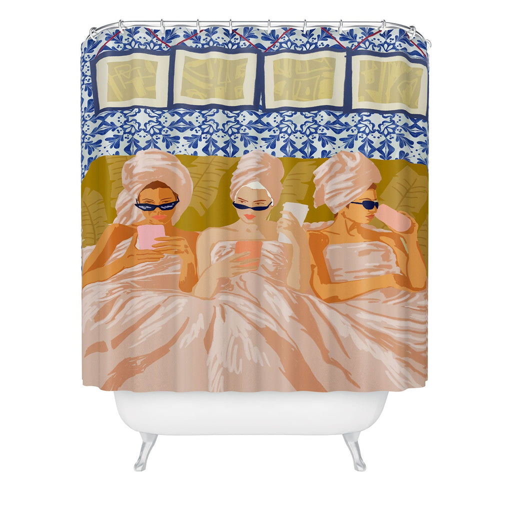 83 Oranges Ladies Only Club Shower Curtain