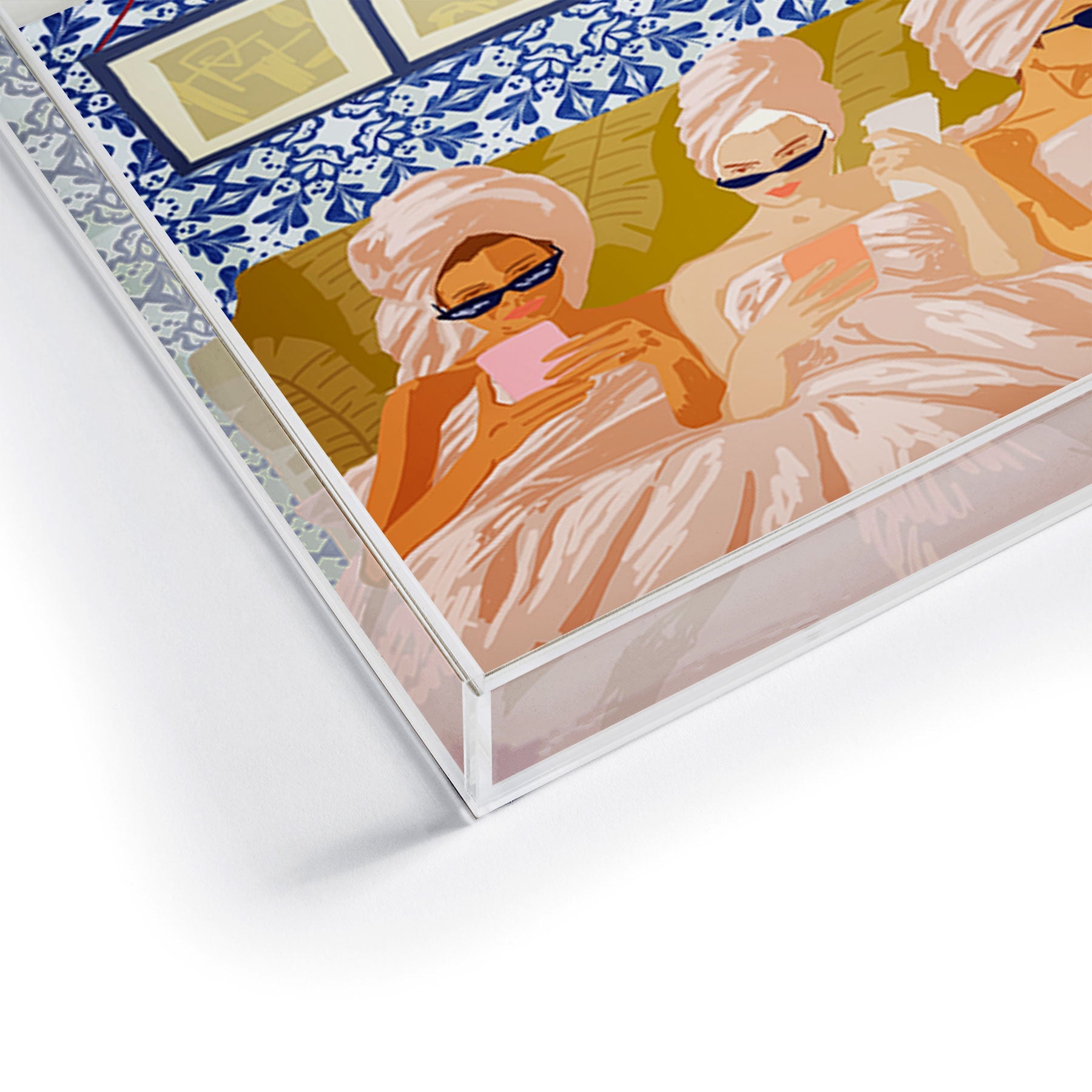 83 Oranges Ladies Only Club Acrylic Tray