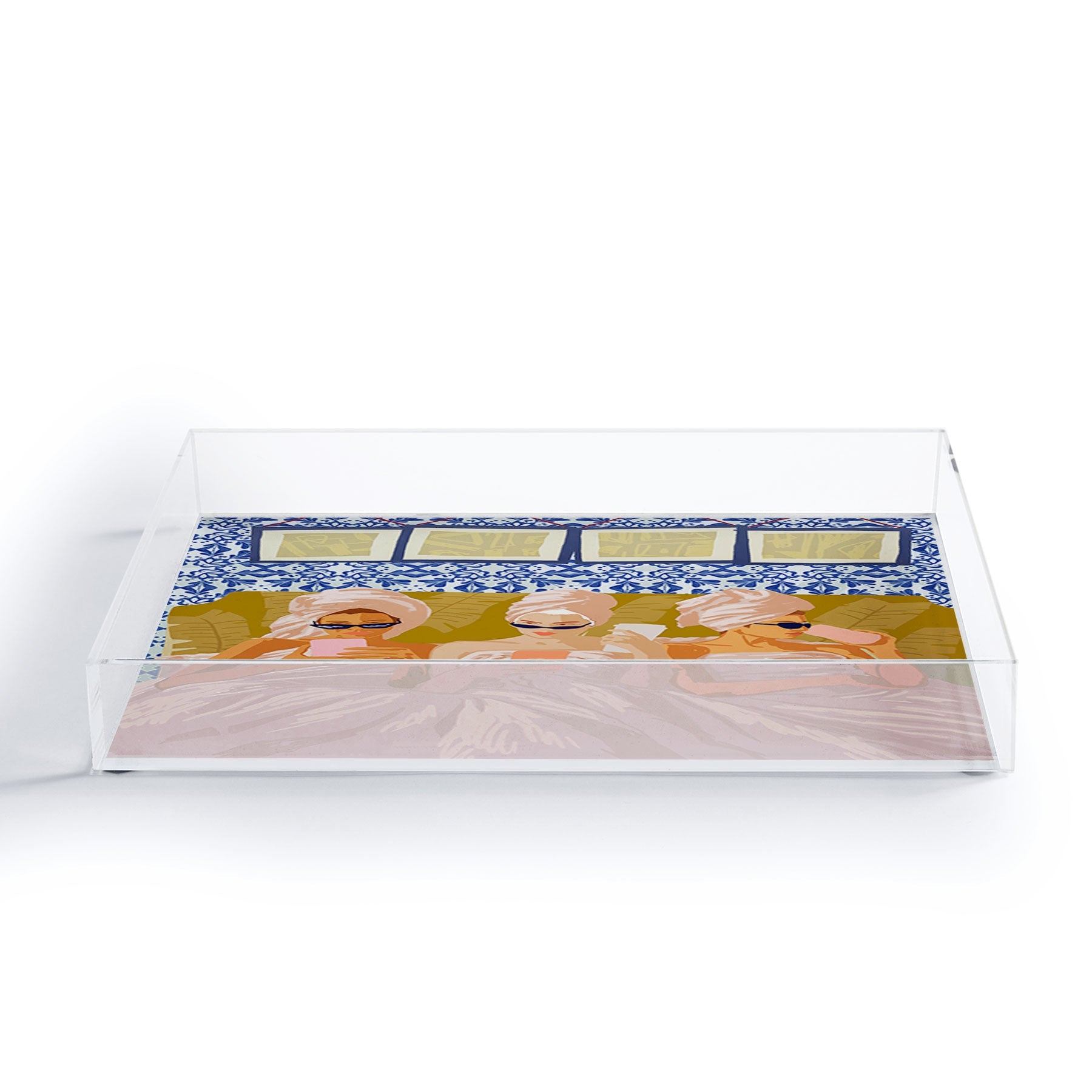 83 Oranges Ladies Only Club Acrylic Tray