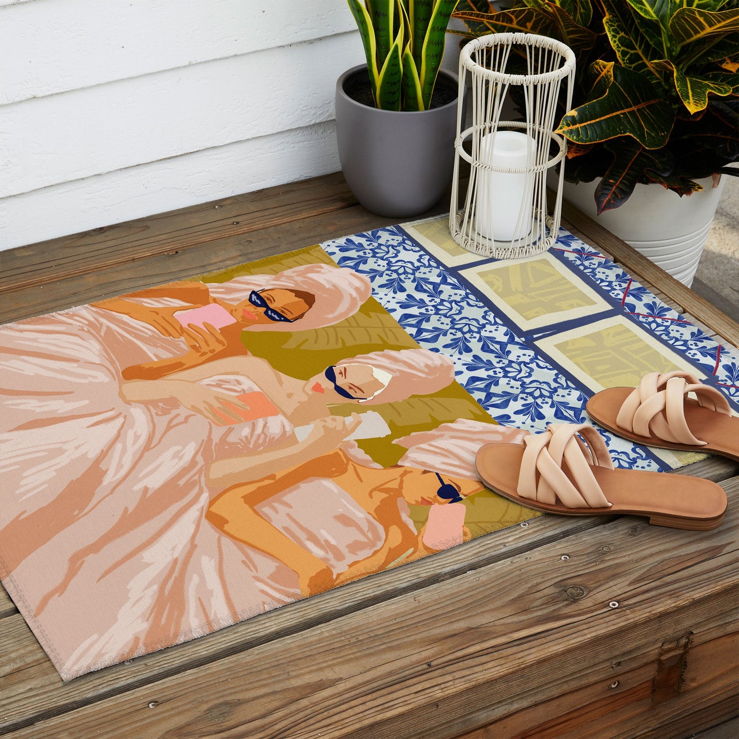83 Oranges Ladies Only Club Outdoor Rug