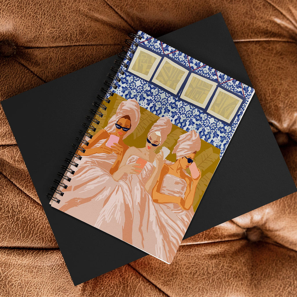 83 Oranges Ladies Only Club Spiral Notebook