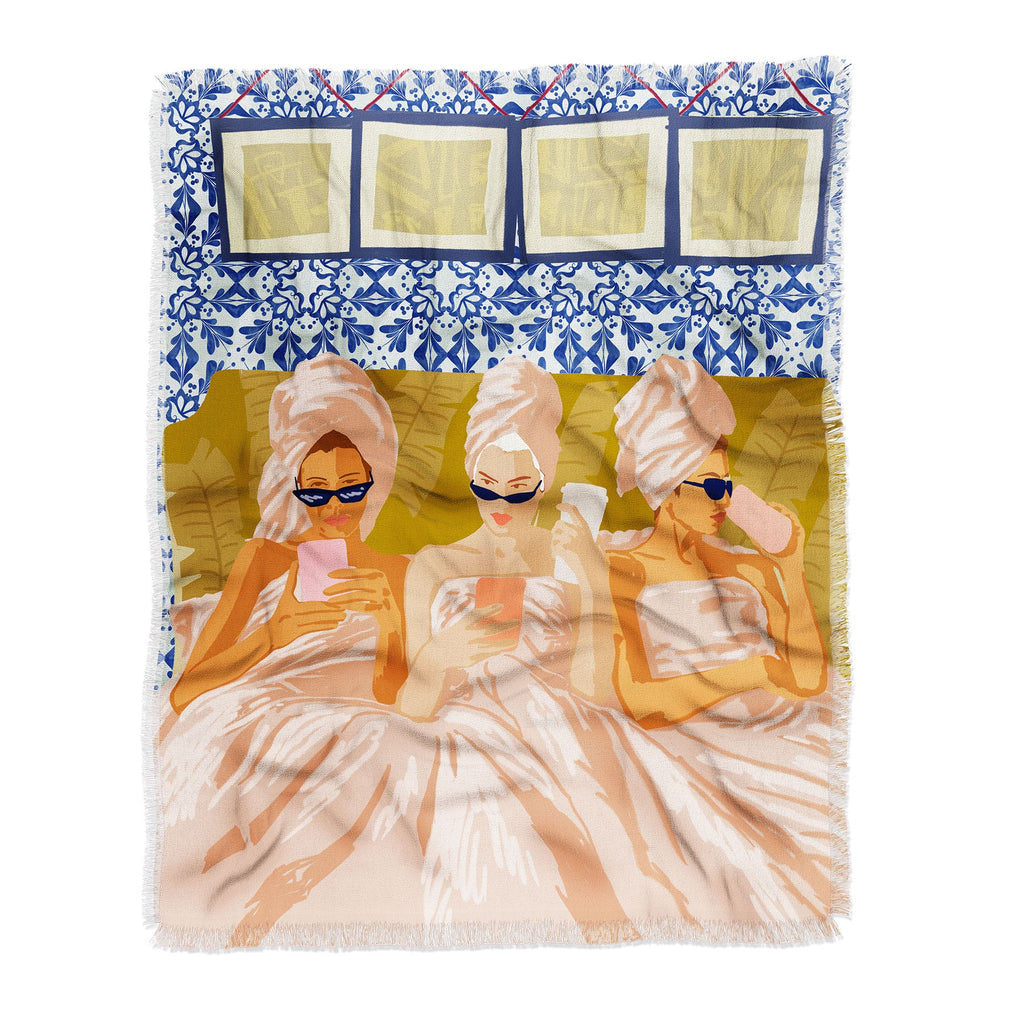 83 Oranges Ladies Only Club Throw Blanket