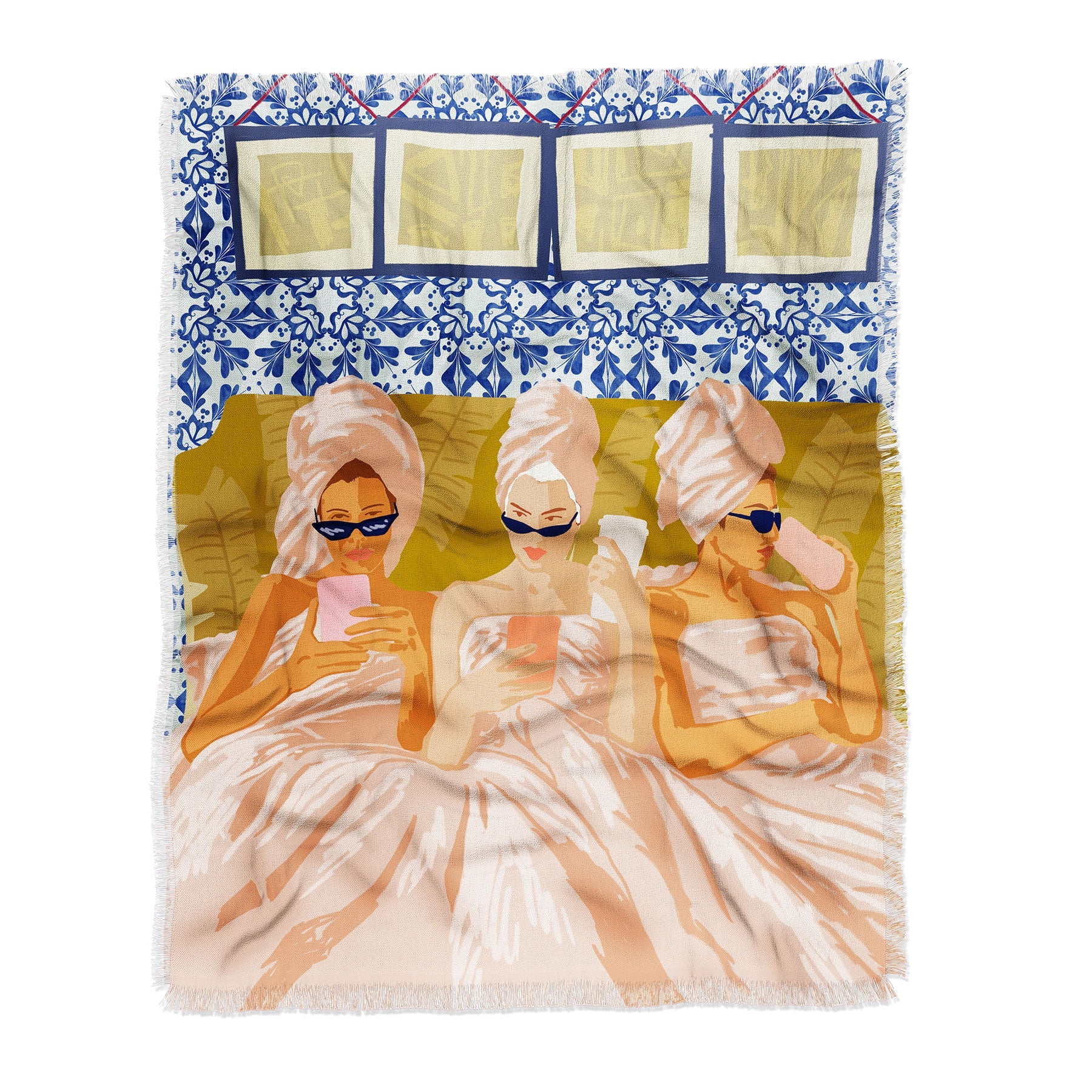 83 Oranges Ladies Only Club Throw Blanket