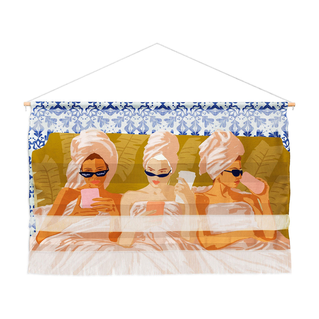 83 Oranges Ladies Only Club Wall Hanging Landscape