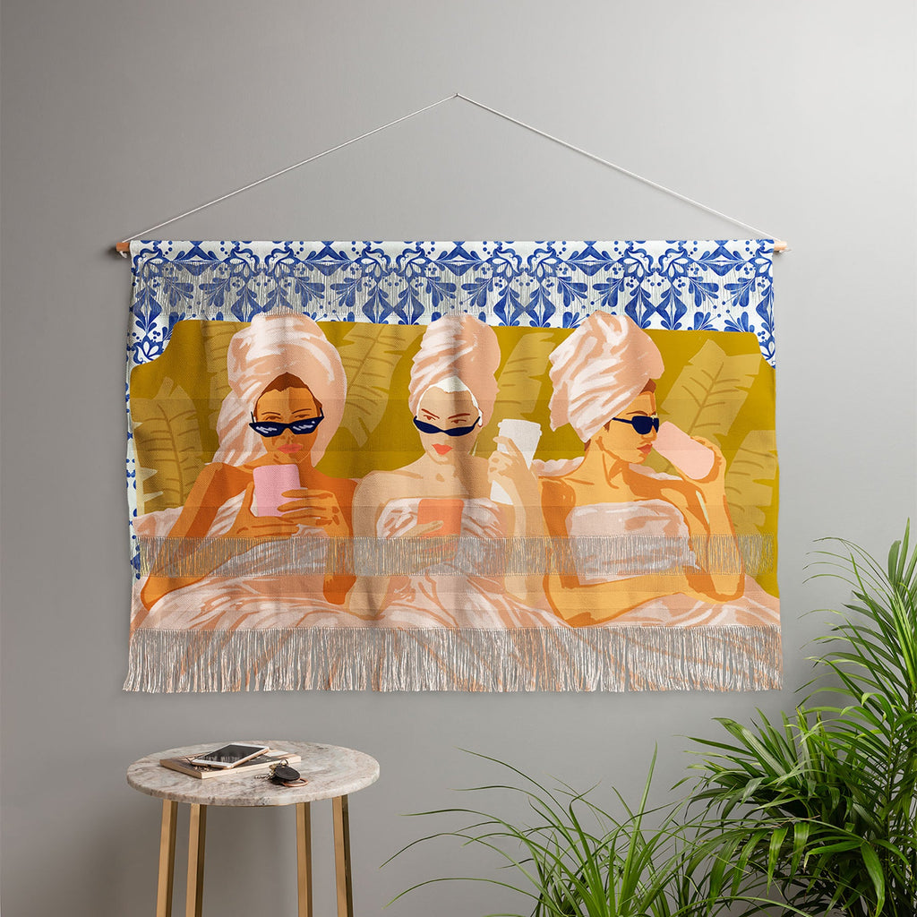 83 Oranges Ladies Only Club Wall Hanging Landscape