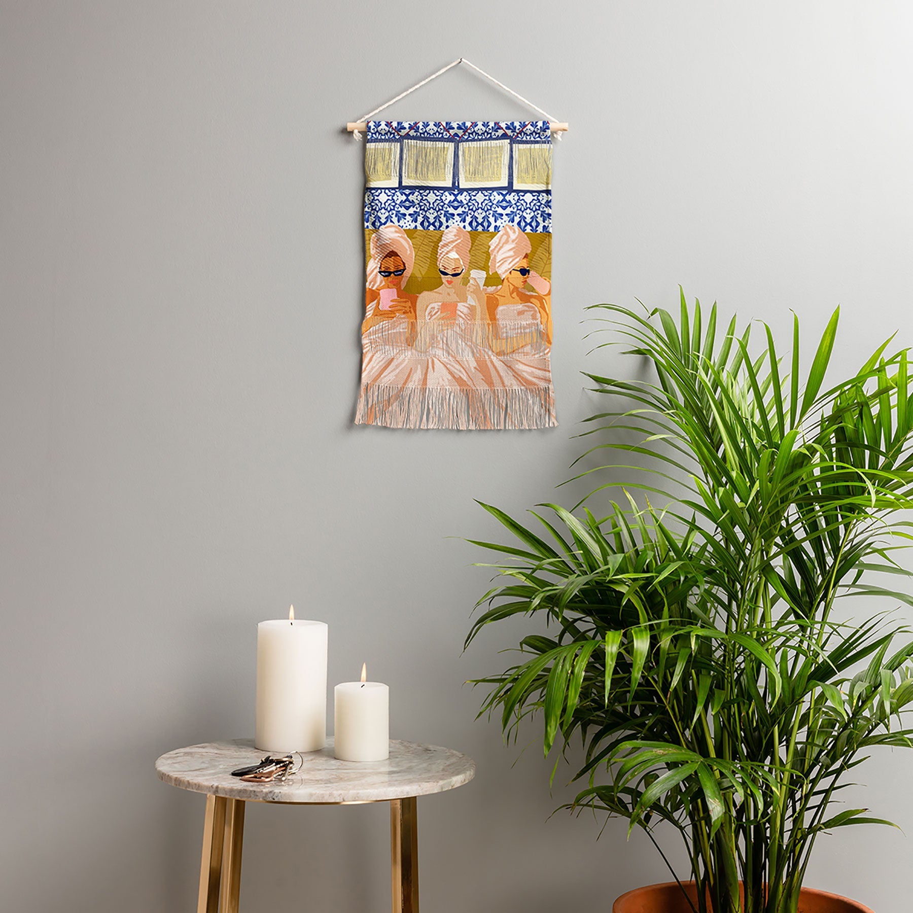 83 Oranges Ladies Only Club Wall Hanging Portrait