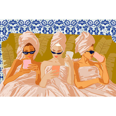 83 Oranges Ladies Only Club Wall Mural