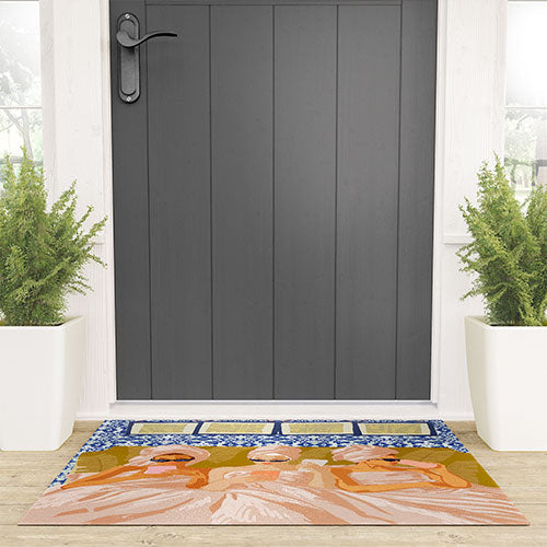 83 Oranges Ladies Only Club Welcome Mat
