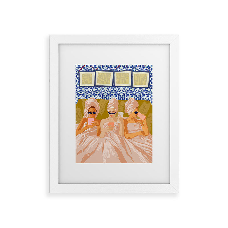 83 Oranges Ladies Only Club Framed Art Print