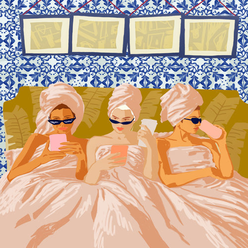 83 Oranges Ladies Only Club Wall Mural