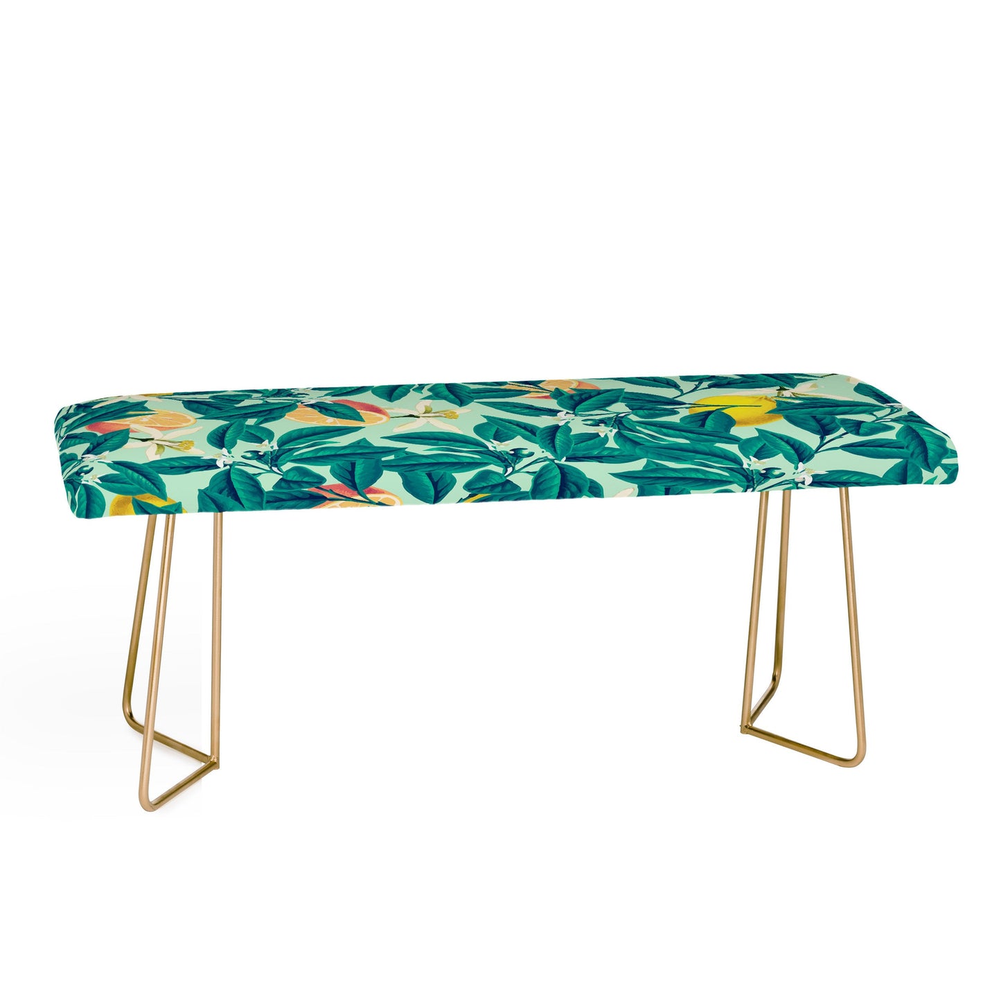 83 Oranges Lemon Pattern Bench