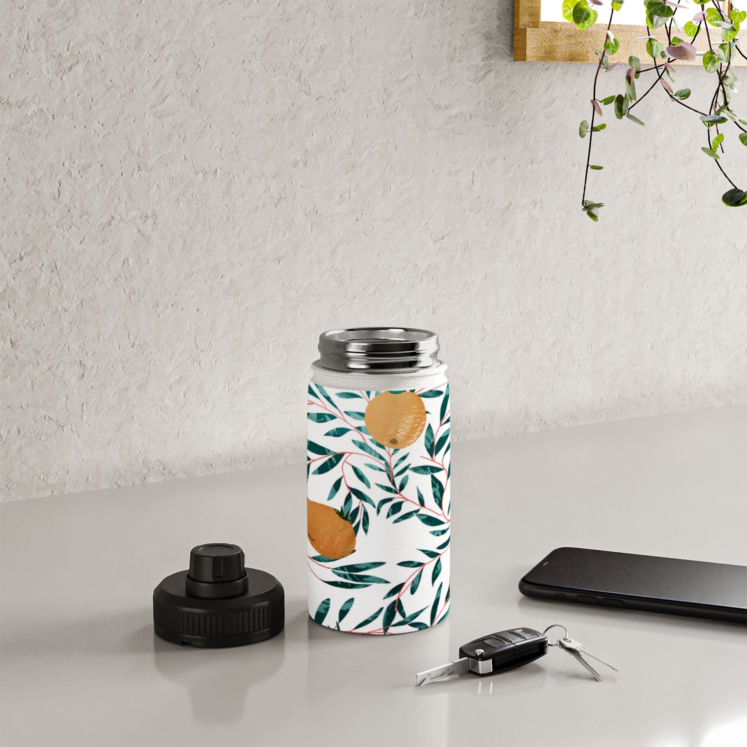 83 Oranges Mandarins Water Bottle